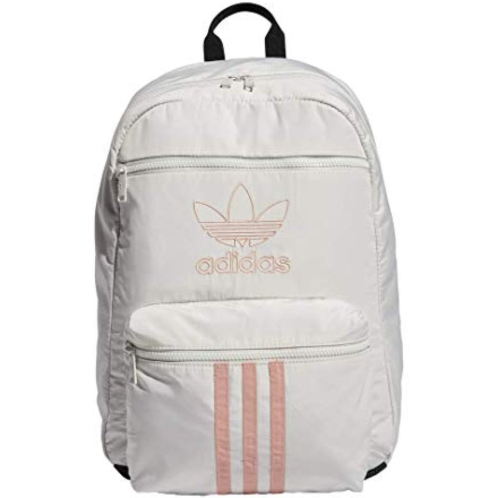 NWT. Adidas Originals National 3-Stripes Backpack Orbit Grey/Track Pink